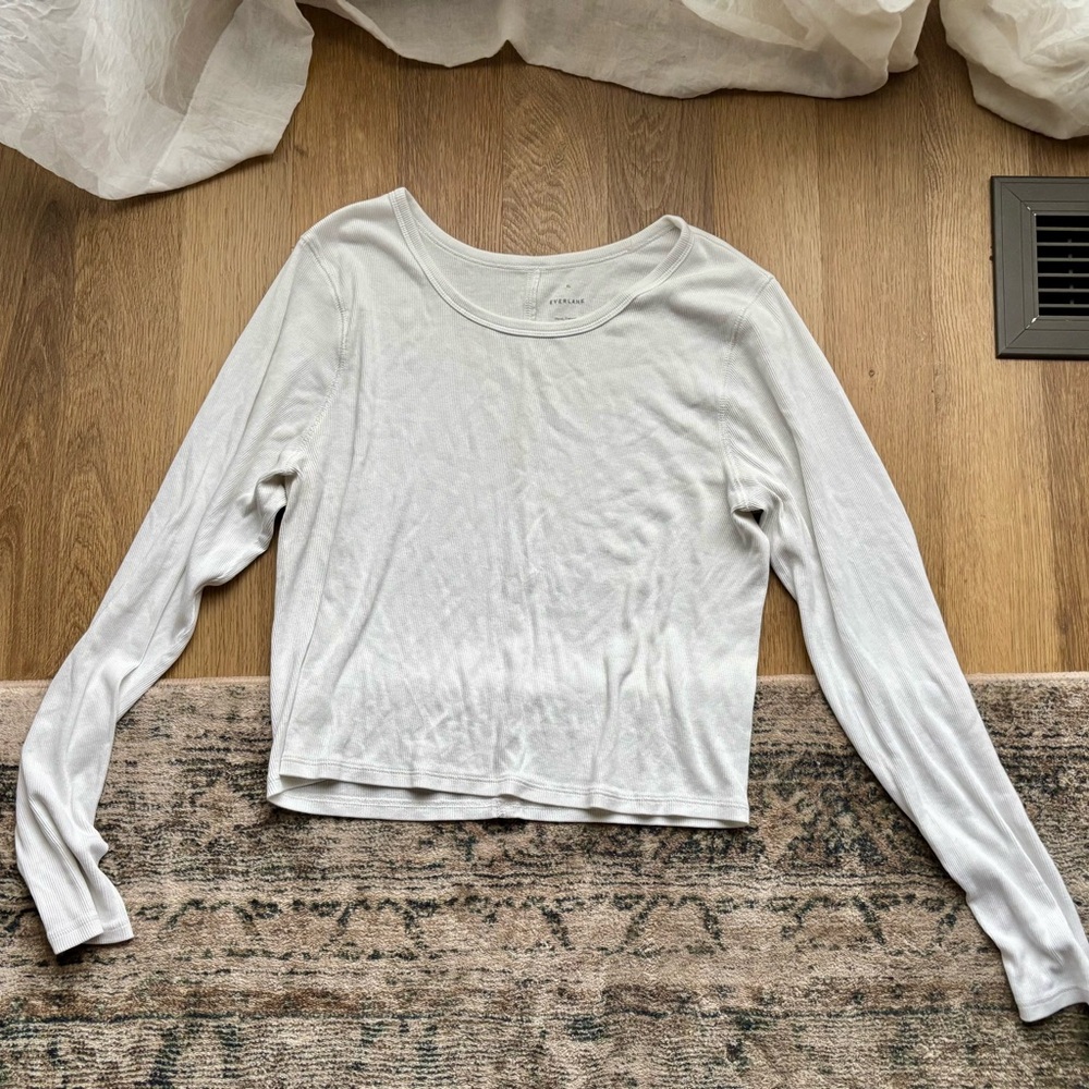 The Luxe Rib Long-Sleeve Crew Neck